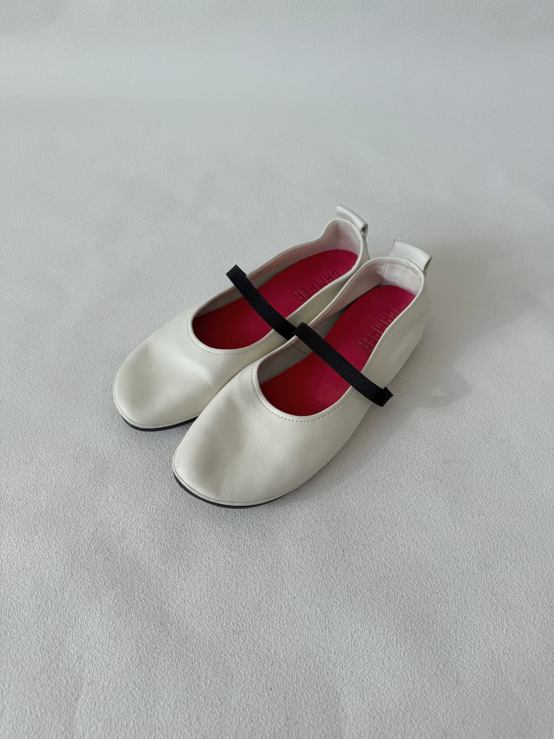 [EU39]캠퍼(CAMPER) 레더 발레리나 캡토 슈즈(거의 새제품) 상품이미지2