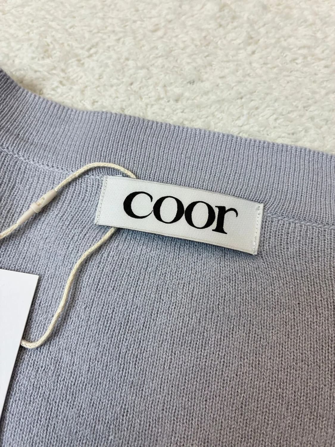 쿠어 COOR 미니멀 오버 울 니트 가디건 PN6146 상품이미지6