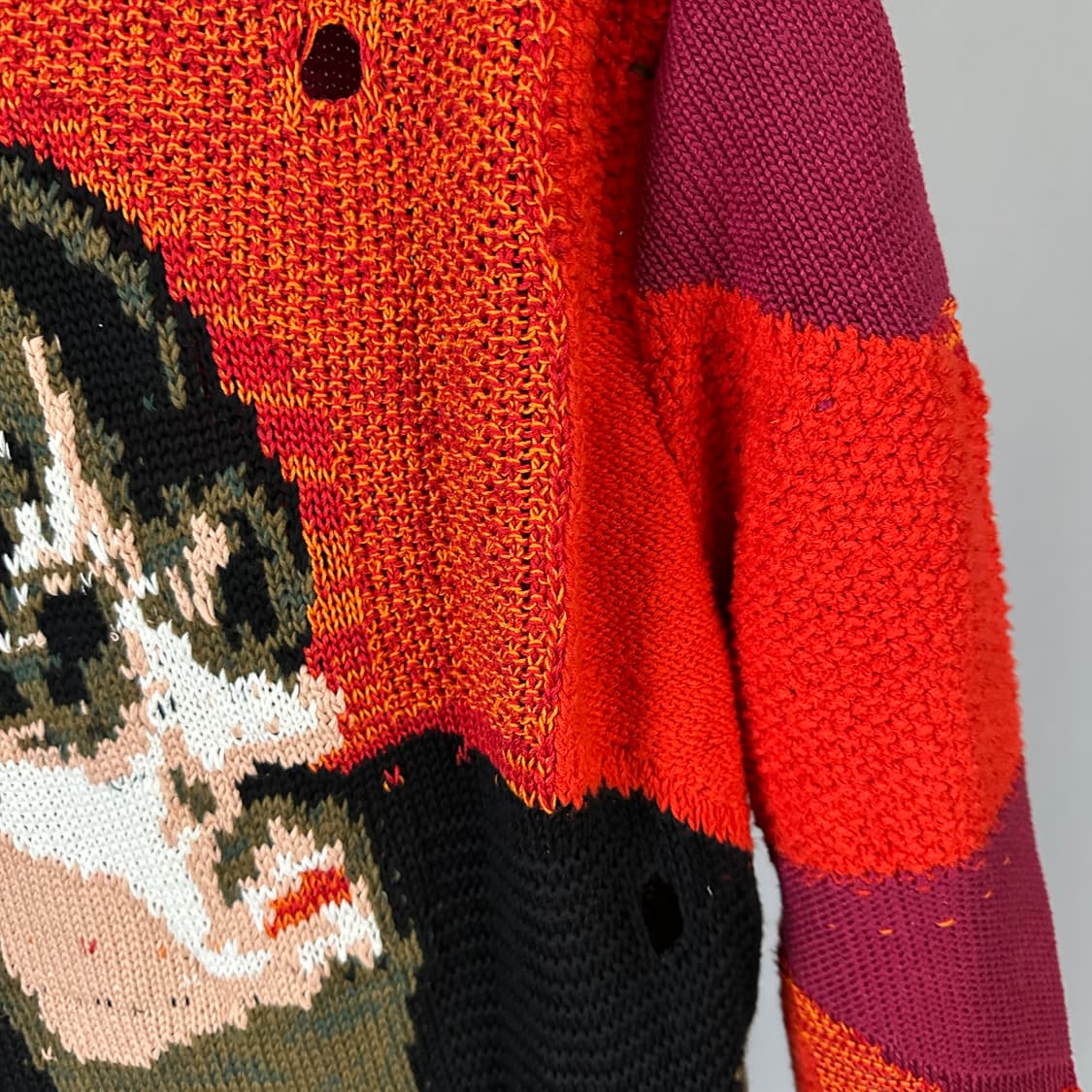 오프화이트 오아시스 인타르시아 니트 상품이미지3