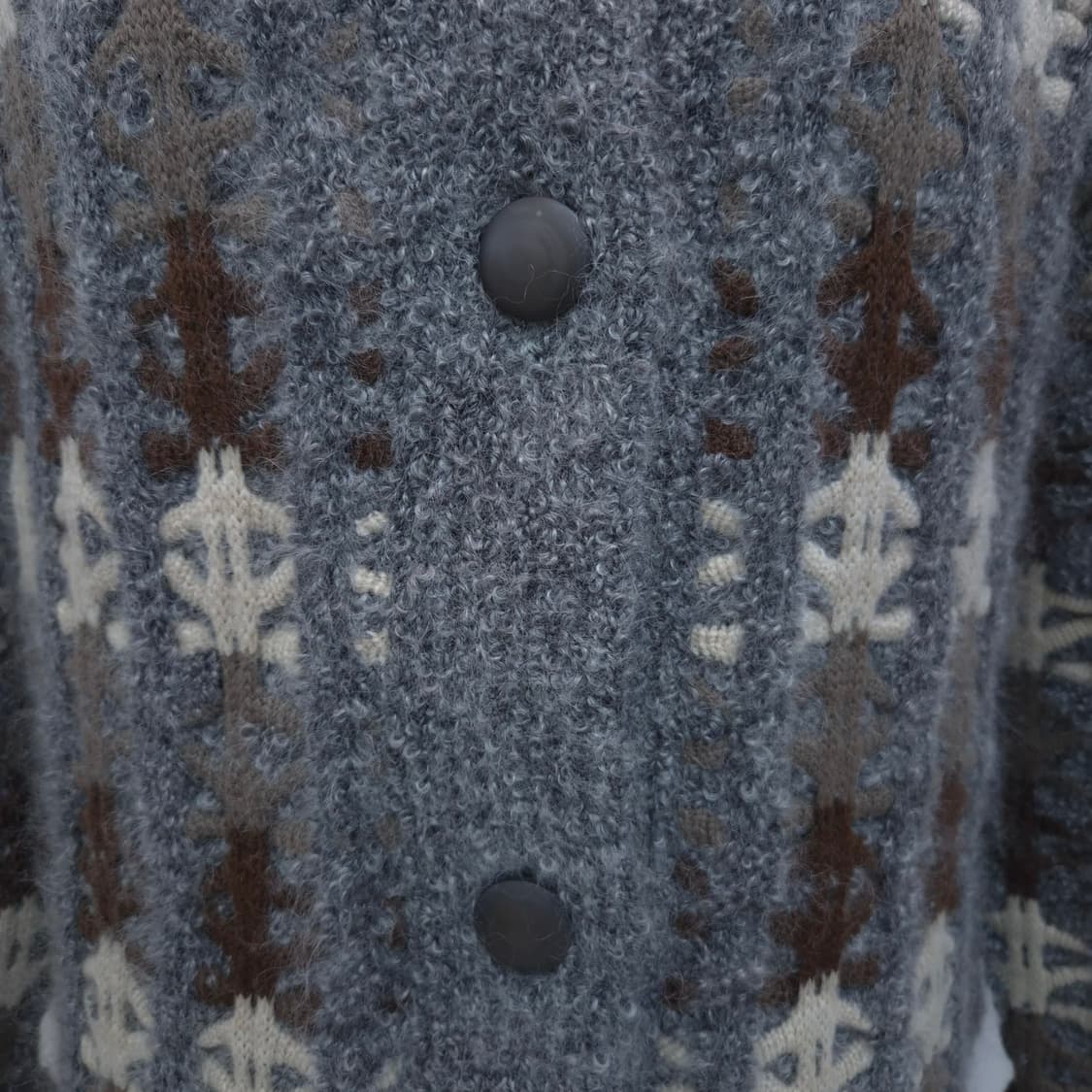 일본제 EL MIDAS 울 100% 토끼털 퍼코트 상품이미지5