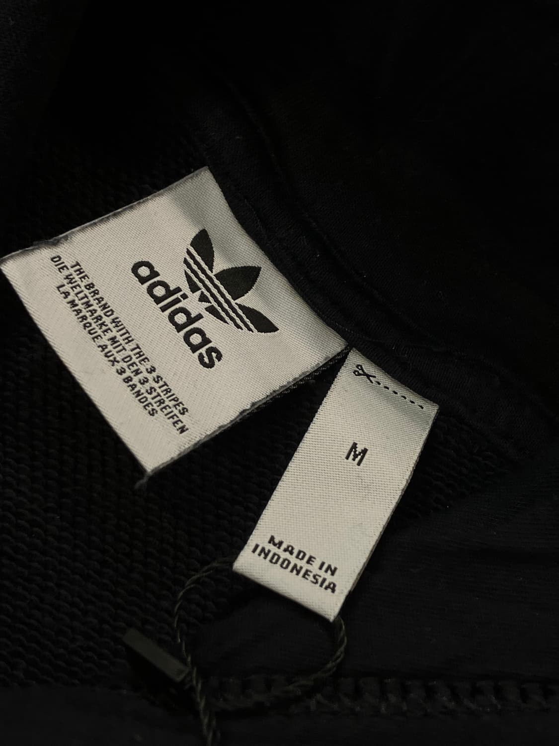 아디다스 빅 로고 맨투맨 블랙 M #csz2515  상품이미지4