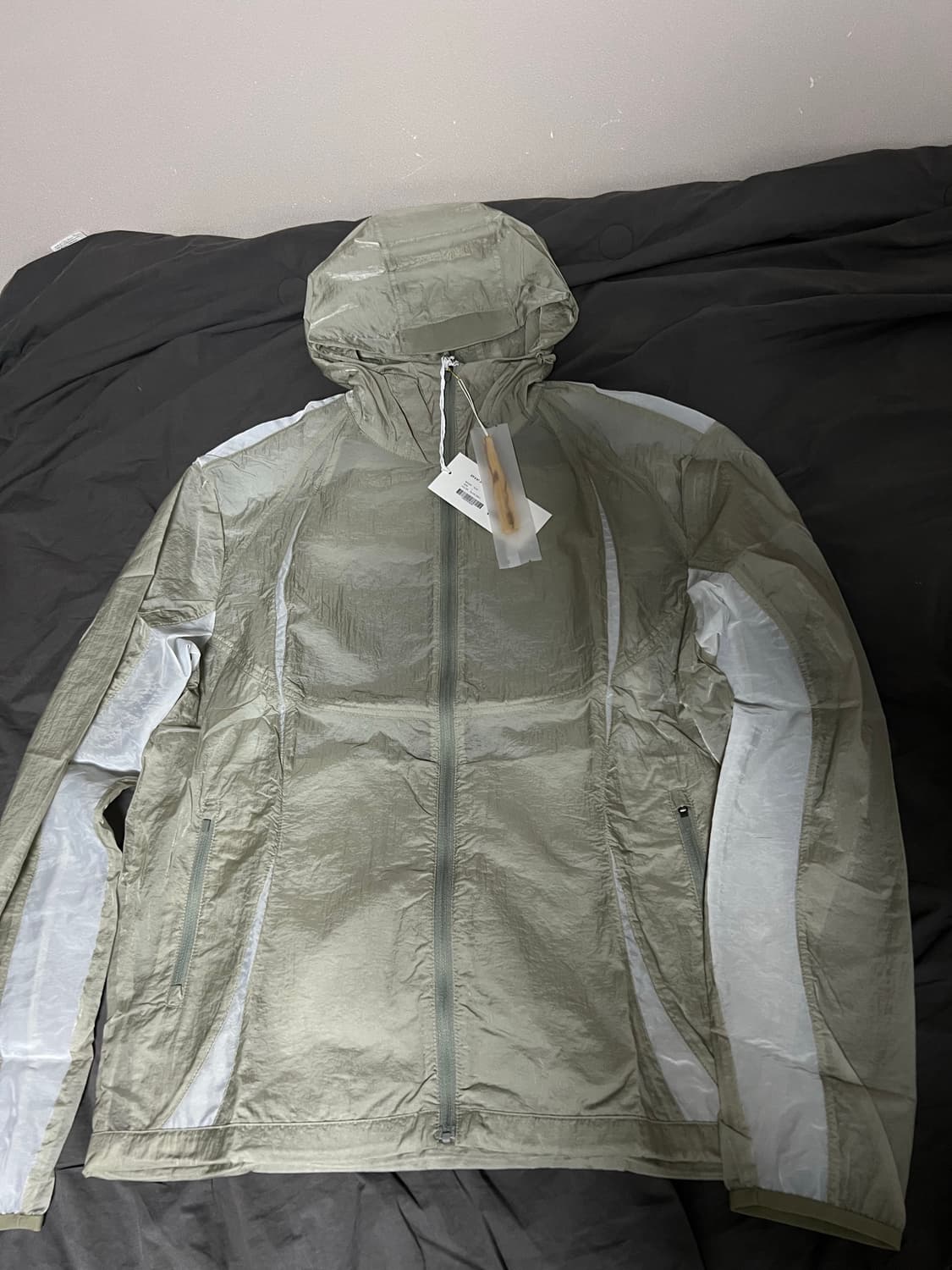 (L) 엑슬림 ep6 07 자켓 바람막이 올리브 그레이 새상품 상품이미지3