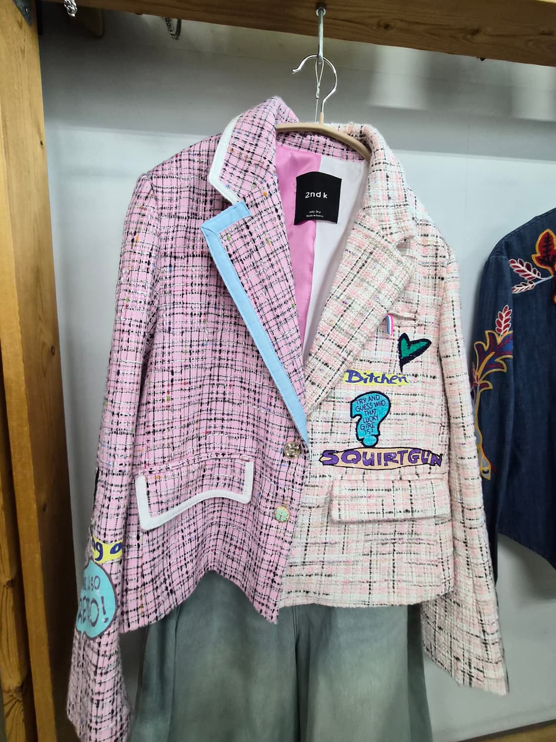 2nd k 언발 트위드자켓 상품이미지3