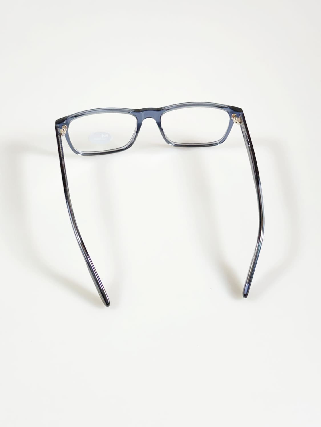 미국제 M AMERICA 블루 스모크 뿔테 스퀘어 빈티지 안경 상품이미지5