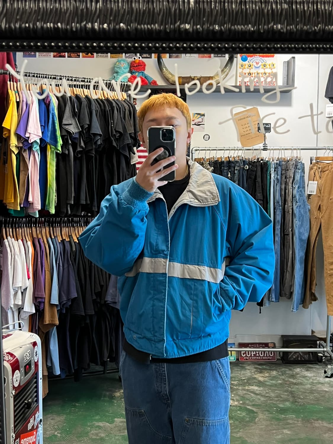 90's [XL] 울리치 빈티지 보머 자켓 USA MADE 상품이미지3