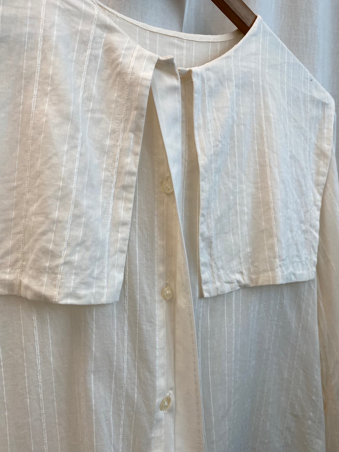 스퀘어카라 블라우스(M) 상품이미지7