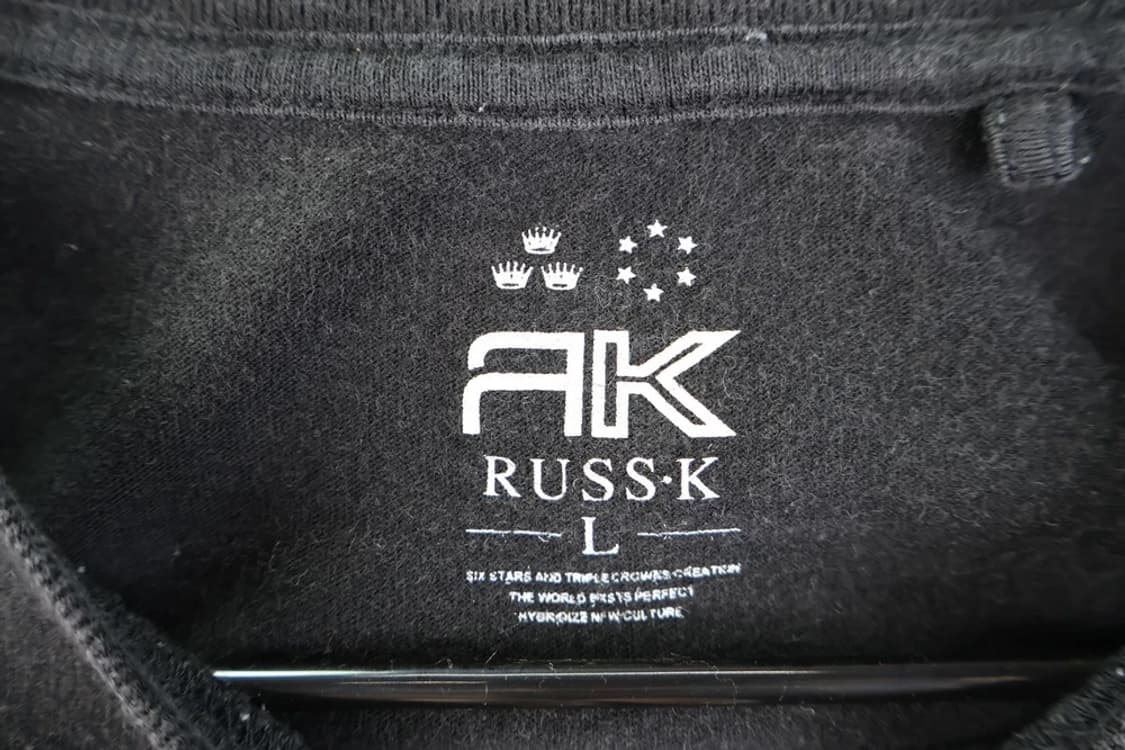 RUSS.K Y2K 프린팅 블랙 반팔 상품이미지7