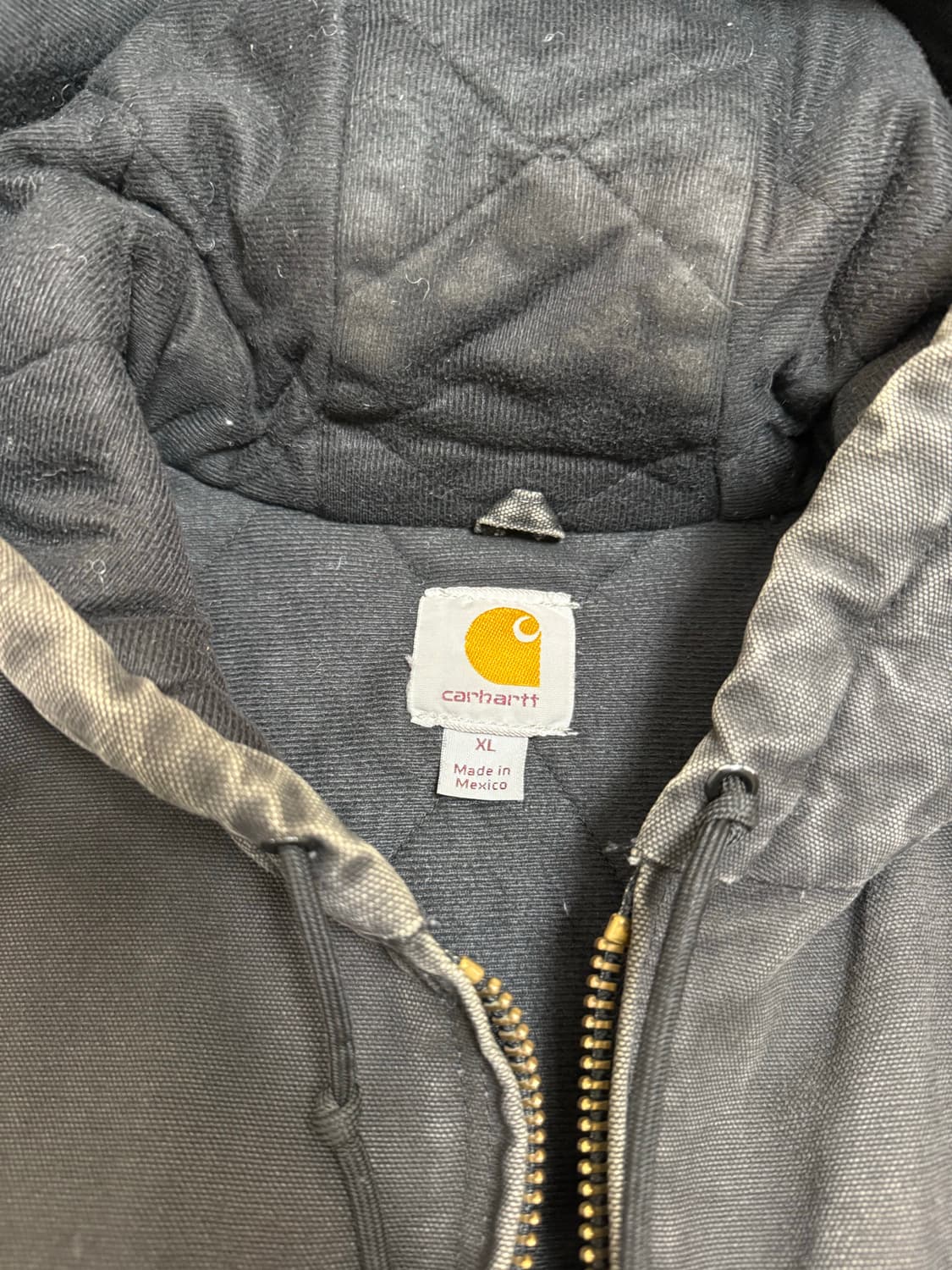빈티지 칼하트 자켓 블랙색상 XL 상품이미지5