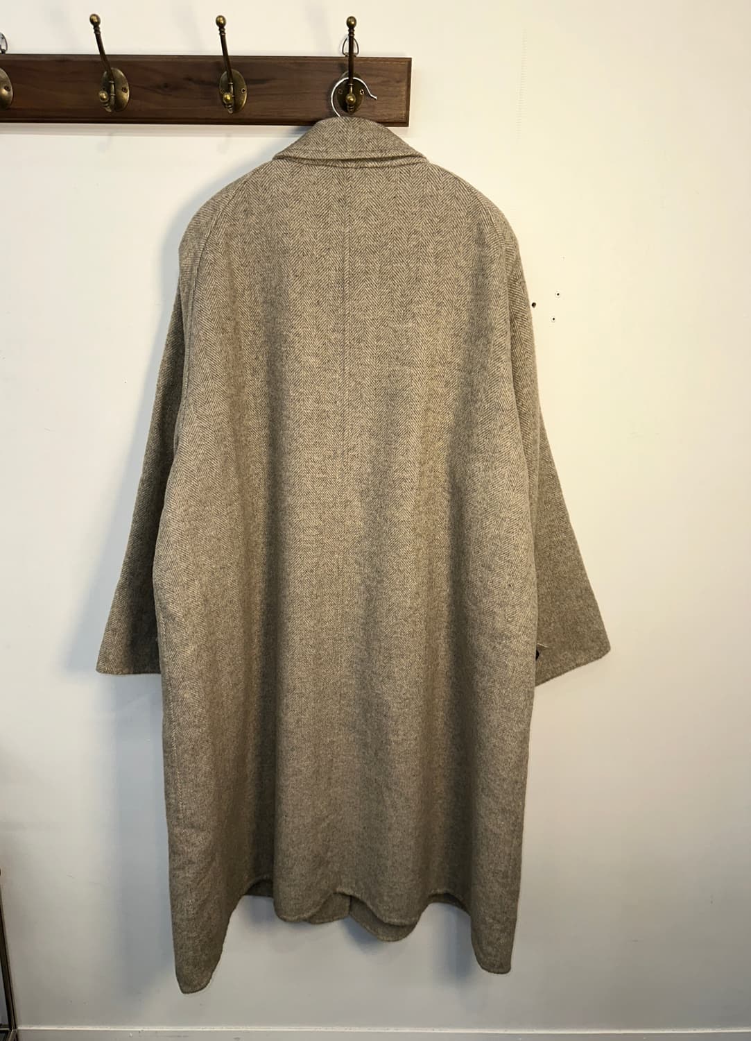 studio tomboy 헤링본 울 롱코트 free 상품이미지5