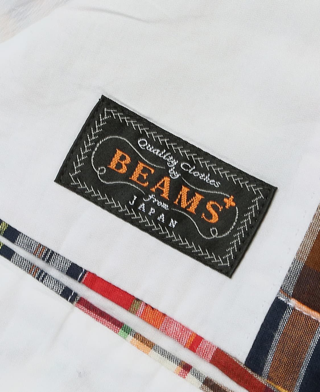 빔즈 플러스 [Beams +] 패치워크 마드라스 체크 수트 셋업 상품이미지7
