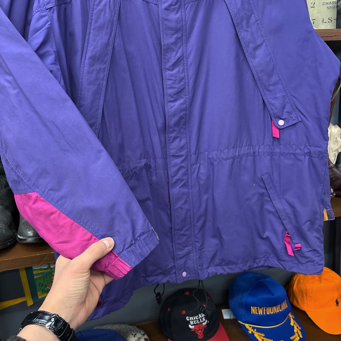 90s 파타고니아 나일론 마운틴 파카 가이드 자켓 퍼플 N358 상품이미지4