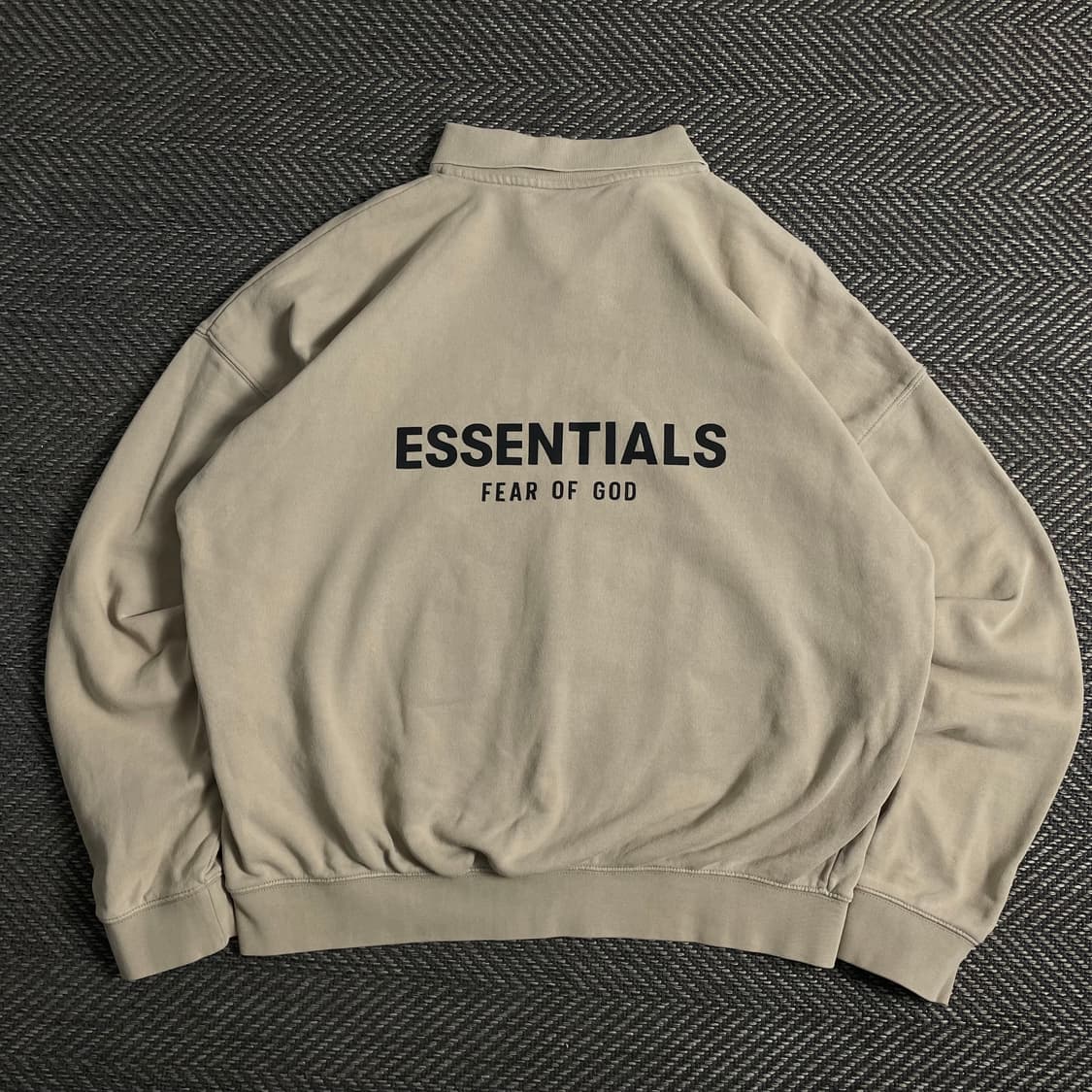 피어오브갓 에센셜 빅로고 박시핏 크림 롱 슬리브y 3817 상품이미지2