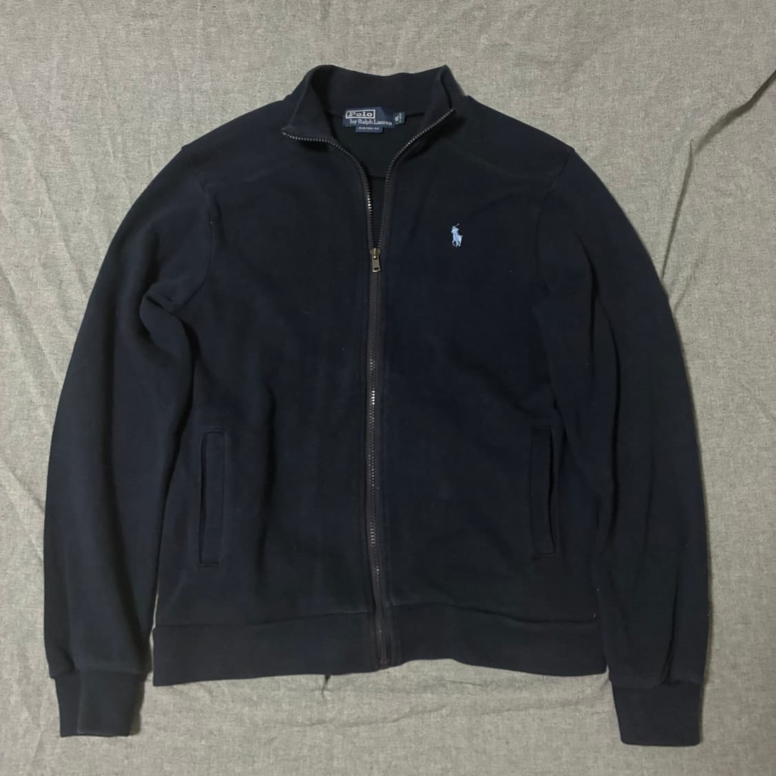 폴로 랄프로렌 네이비 집업 가디건 자수 로고XL 상품이미지3