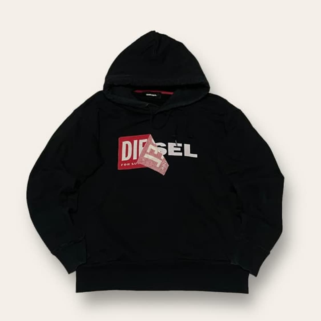 Diesel 디젤 로고 후드 M 상품이미지1