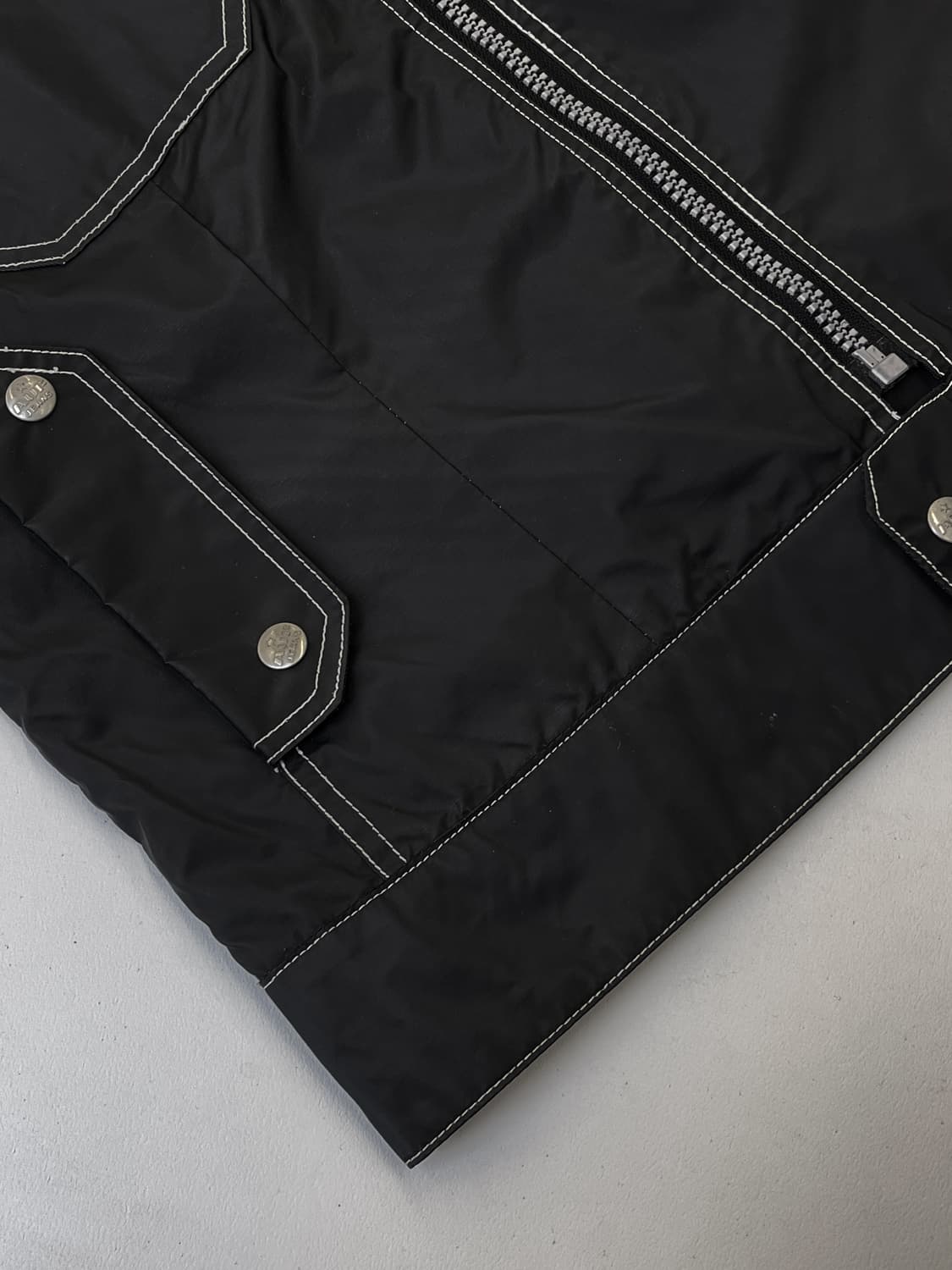 Auf Jeans 90s 투포켓 PU 집업 셔츠 자켓 상품이미지9