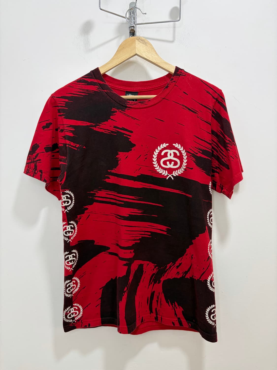 00s STUSSY 프린팅 반팔 티셔츠 상품이미지3