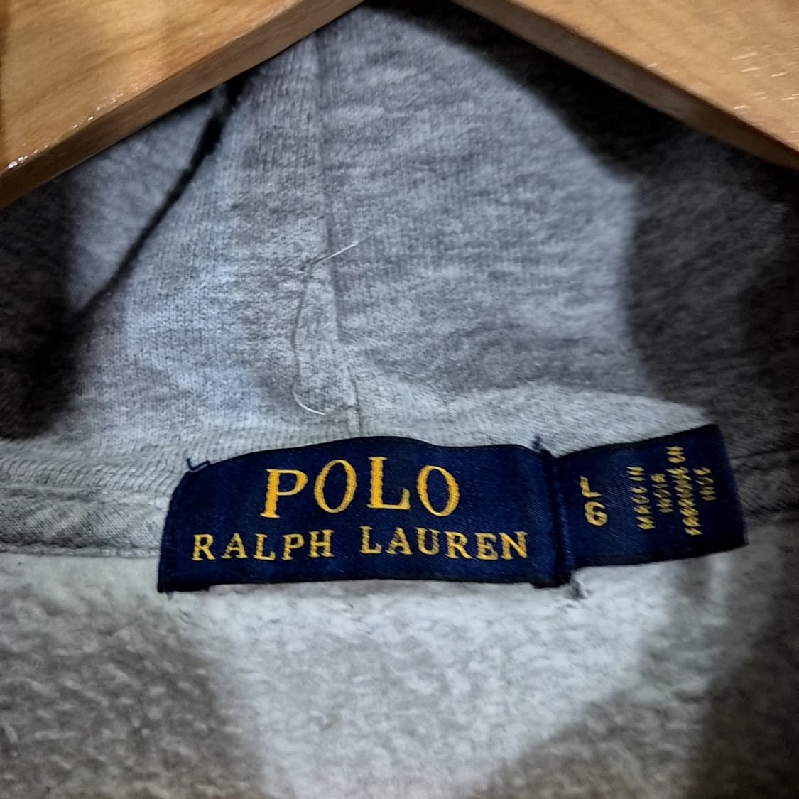 Polo Ralph Lauren 폴로 랄프로렌 신형 그레이 후드티 상품이미지4