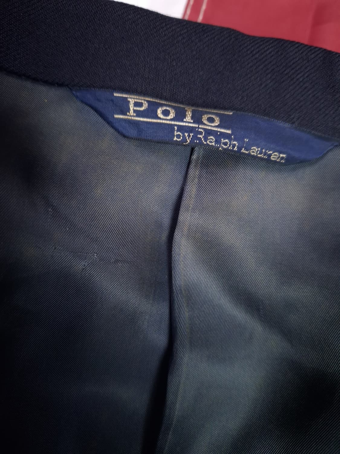 오리지날 90"s 일본판 랄프로렌폴로 금장 더블 블레이져 상품이미지5