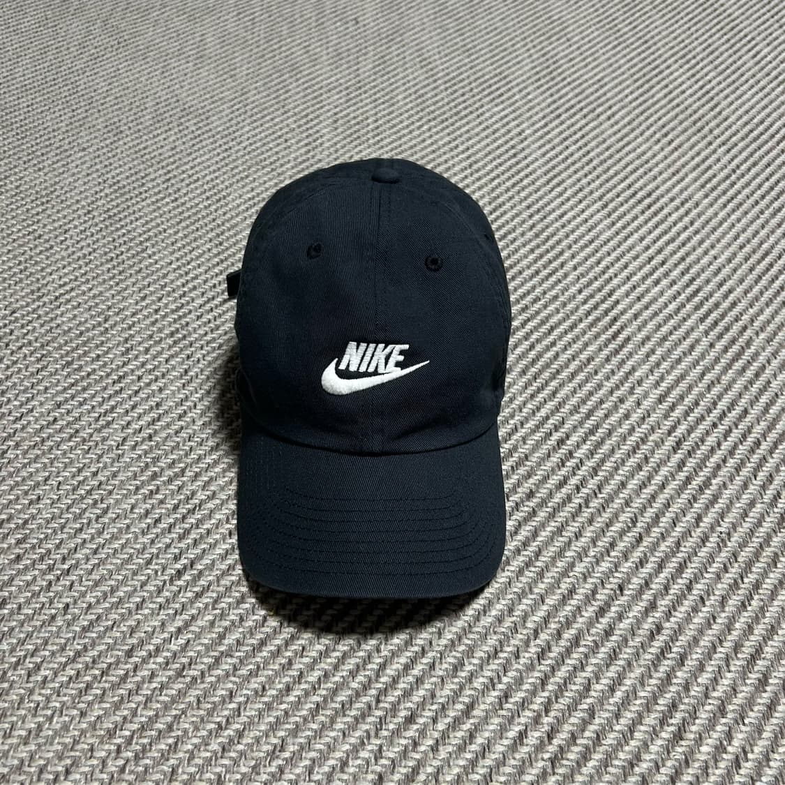 [Free] Nike 나이키 블랙 헤리티지 워시드 볼캡 상품이미지1
