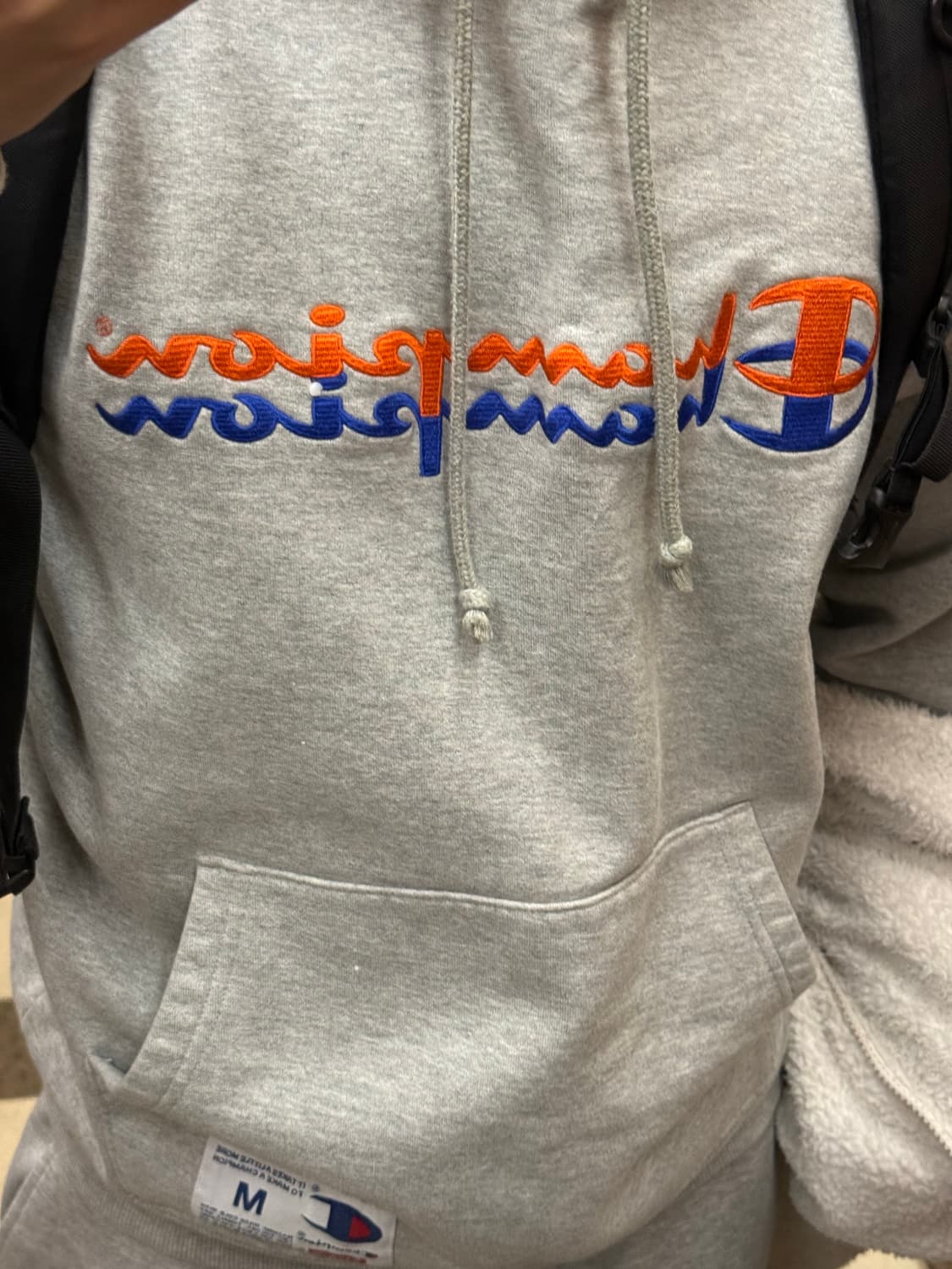 슈프림 x 챔피온 콜라보 후드티 상품이미지3