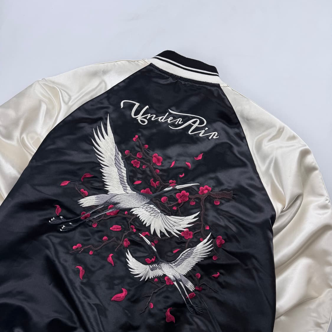 언더에어 백학 자수 스카쟌 상품이미지8