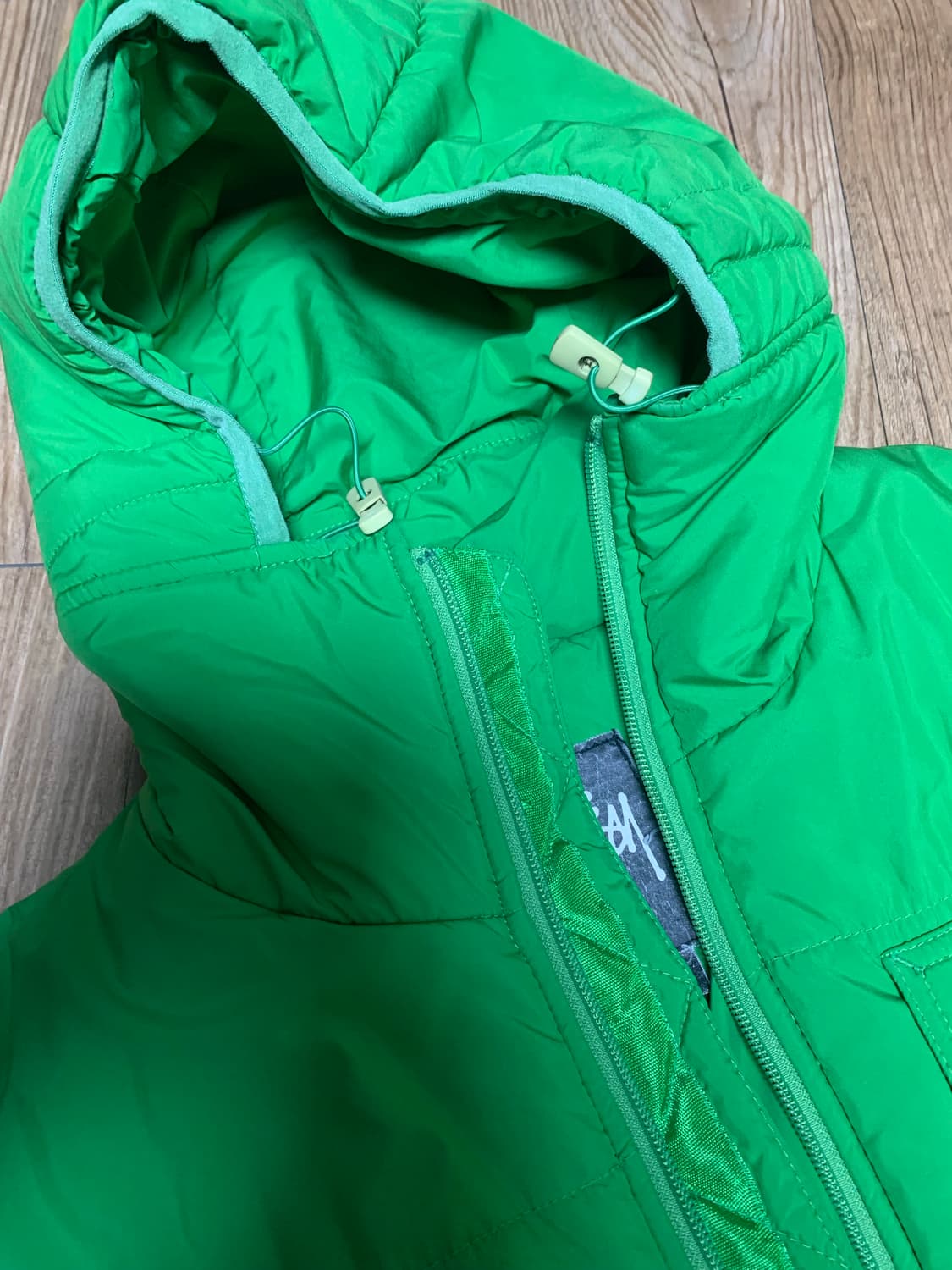 진또 빈티지 스투시 패딩 (공용) 상품이미지1