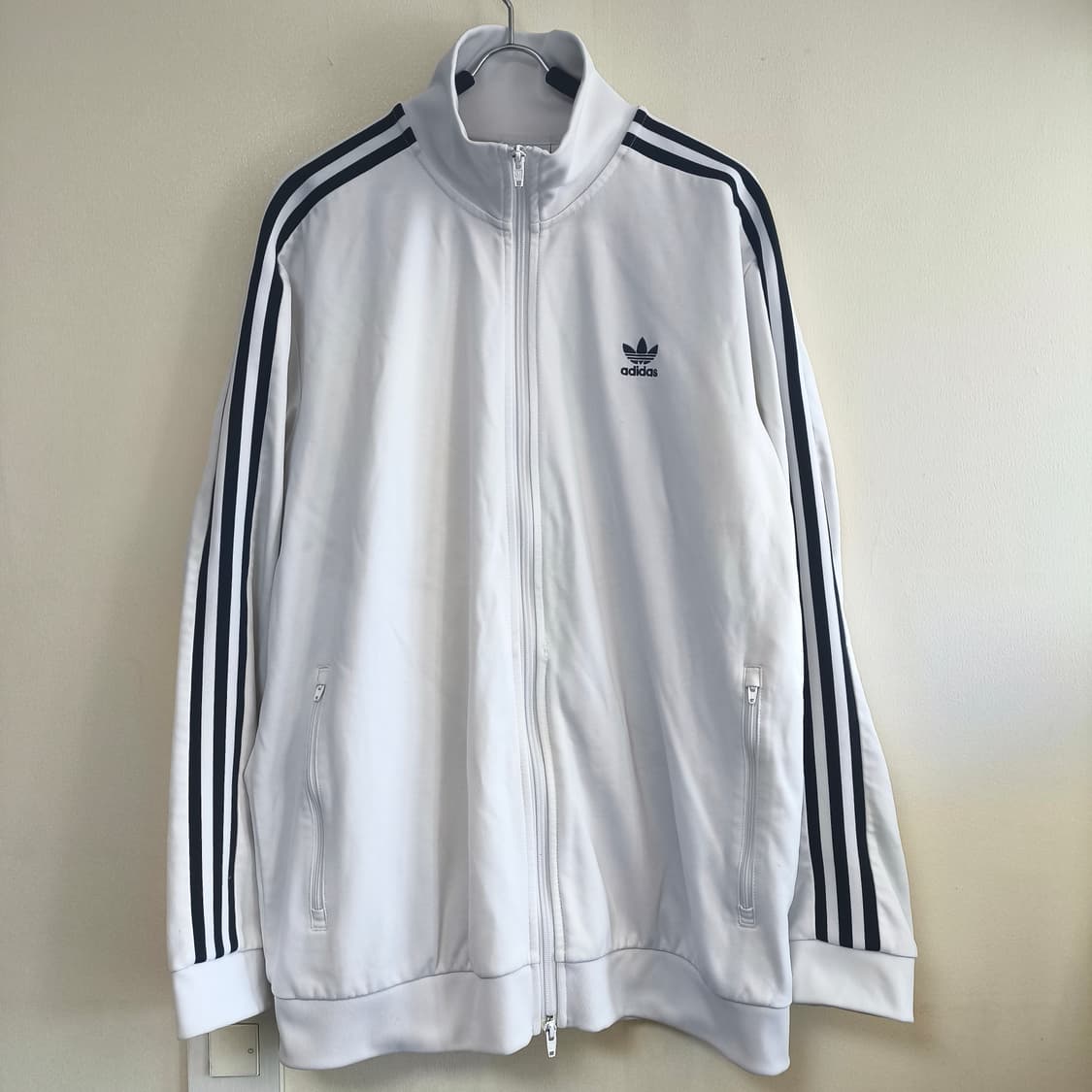 [4XL] 아디다스 베켄바우어 파이어버드 화이트 트랙탑 져지 상품이미지2