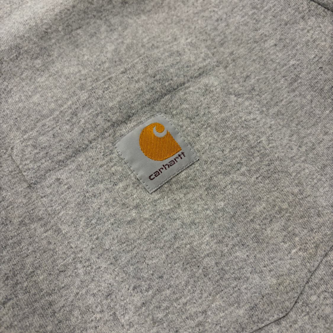 [2XL] 칼하트 포켓 반팔 헨리넥 티셔츠 그레이 D999 상품이미지5