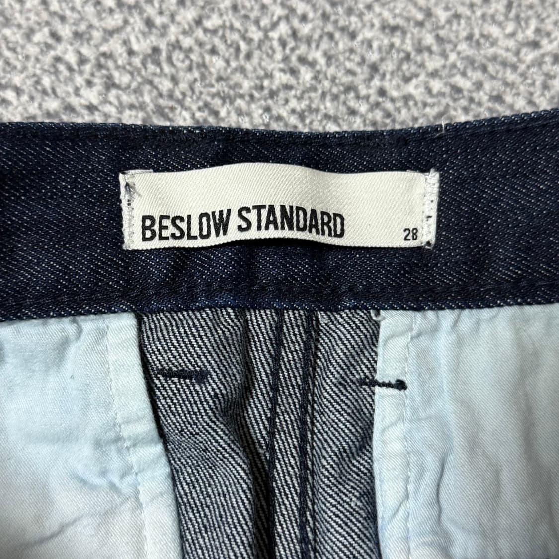 [정가 7만원 새상품] 비슬로우 와이드 데님 28 상품이미지7