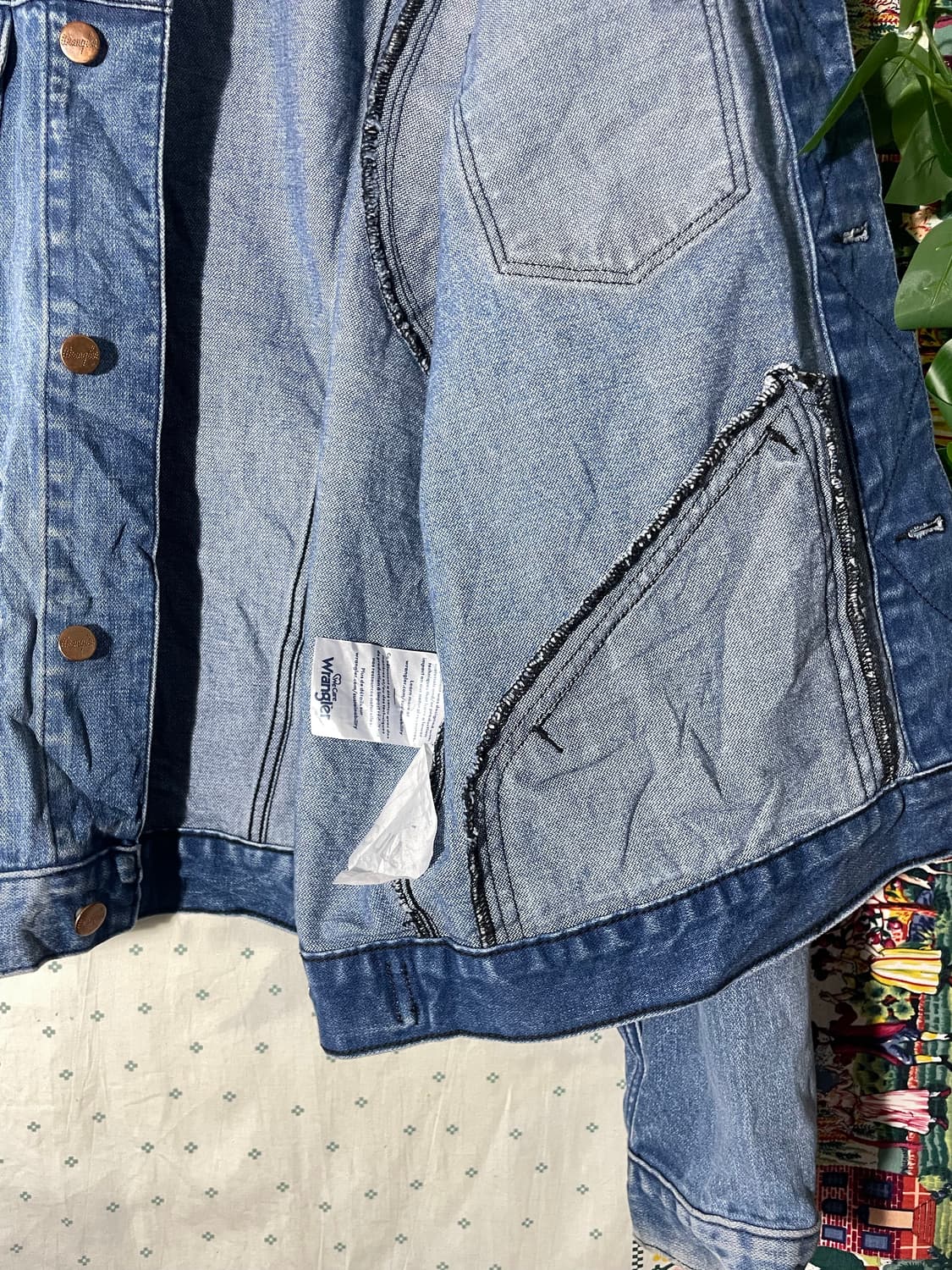 랭글러 124mj 데님 자켓 상품이미지8