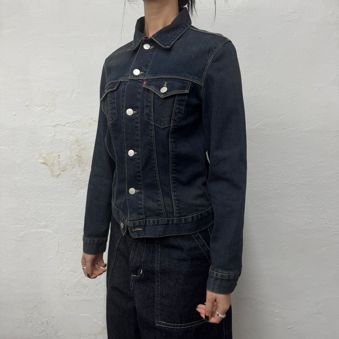 리바이스(Levi's) 78599 인디고블루 워시드데님 쇼트 트러커 자켓 상품이미지1