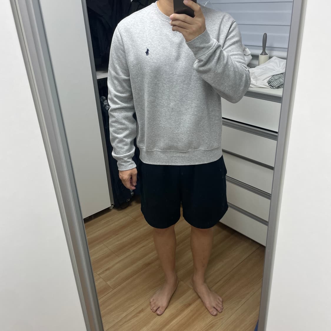 (아울렛판)폴로 랄프로렌 맨투맨 그레이L 상품이미지10