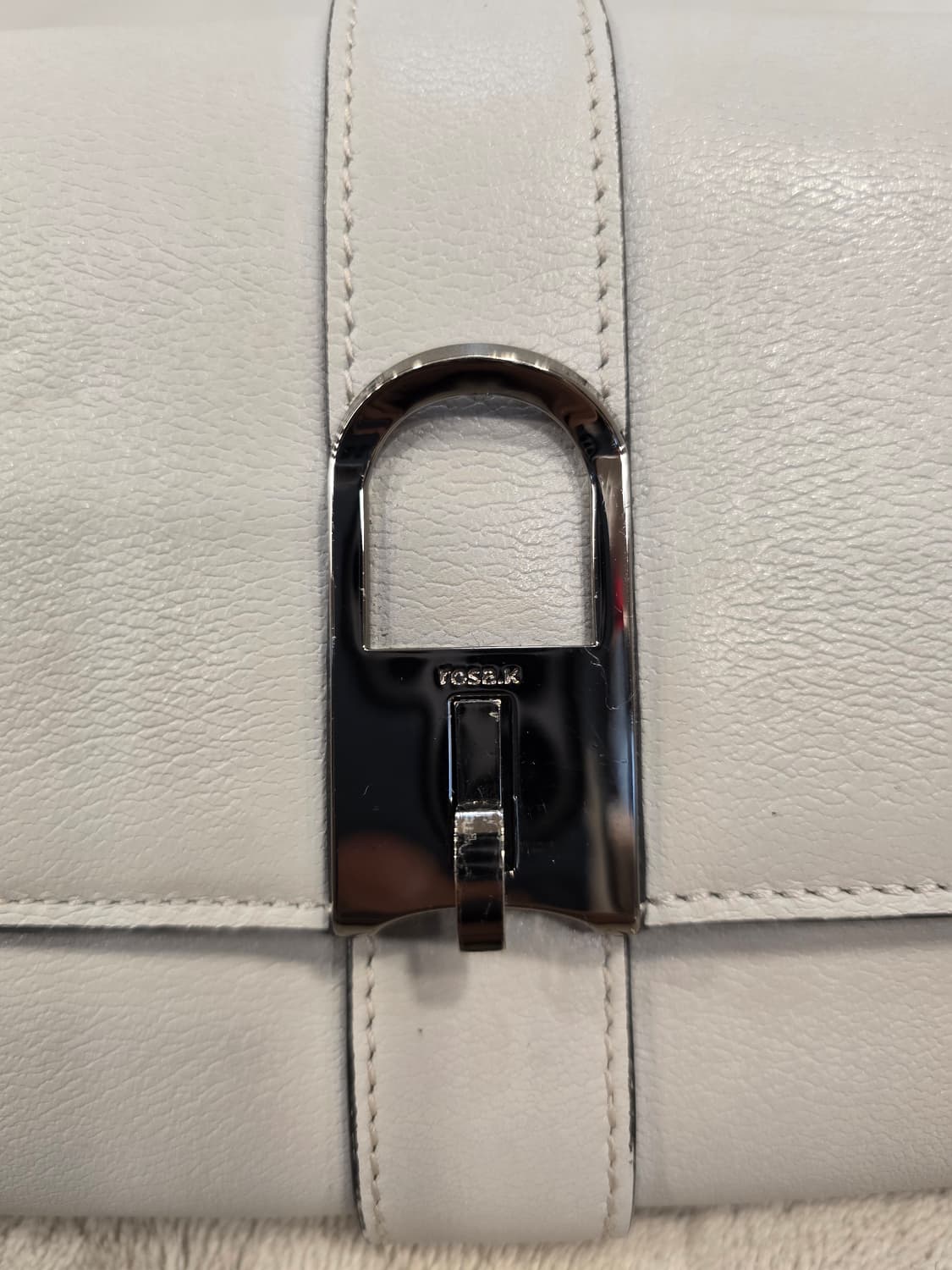 로사케이 아이보리 체인 크로스백 겸 클러치백 가방 상품이미지6