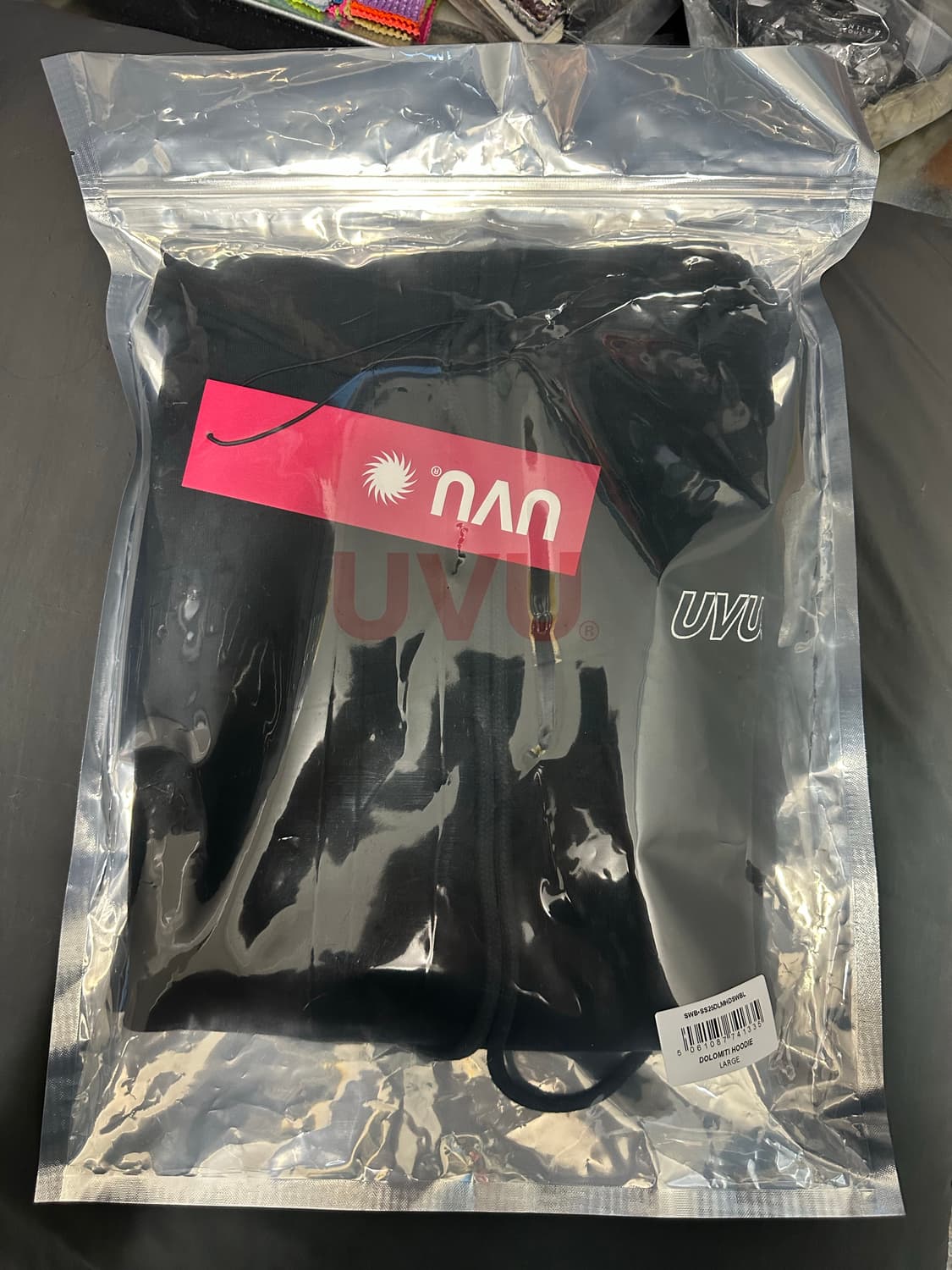 UVU 돌로미티 후드(후디) 검정 L 상품이미지6