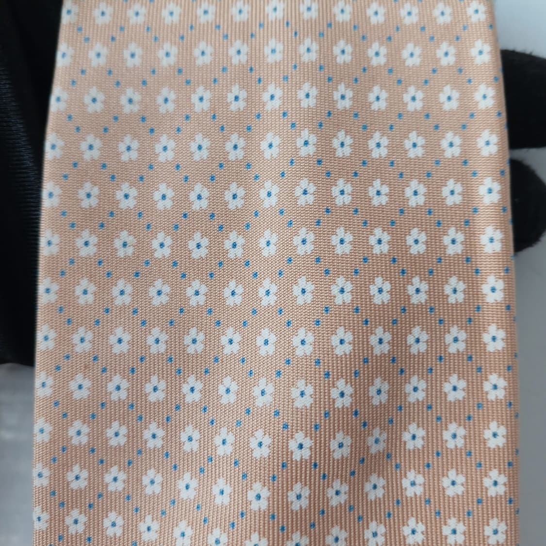 버버리 실크 브라운 플라워 도트 넥타이 9.6cm A등급 A19591
 상품이미지8