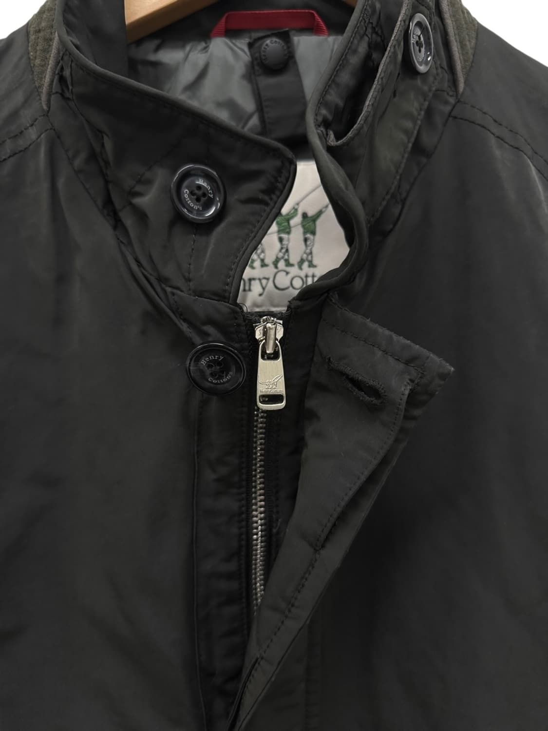 헨리코튼 나일론 자켓 카키 (L) 상품이미지4