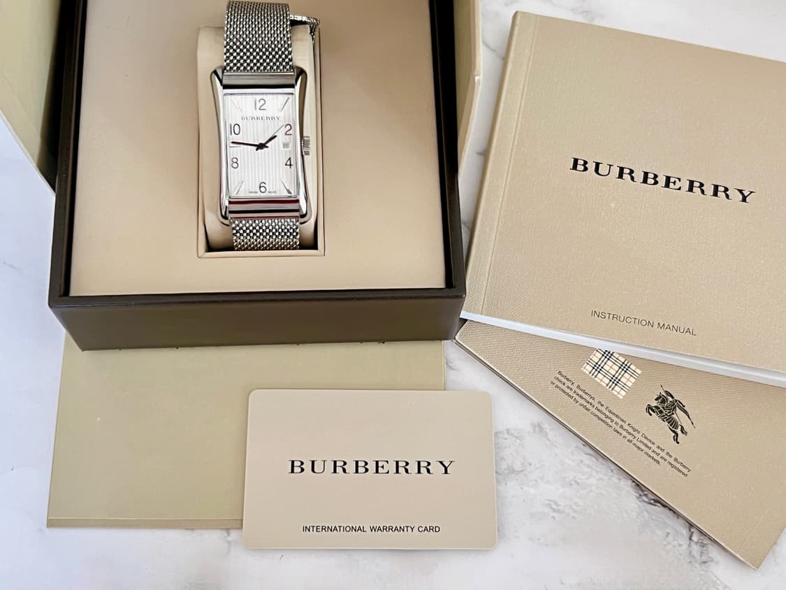 Burberry 렉탱글 매쉬 스트랩 남성 버버리 시계 상품이미지10