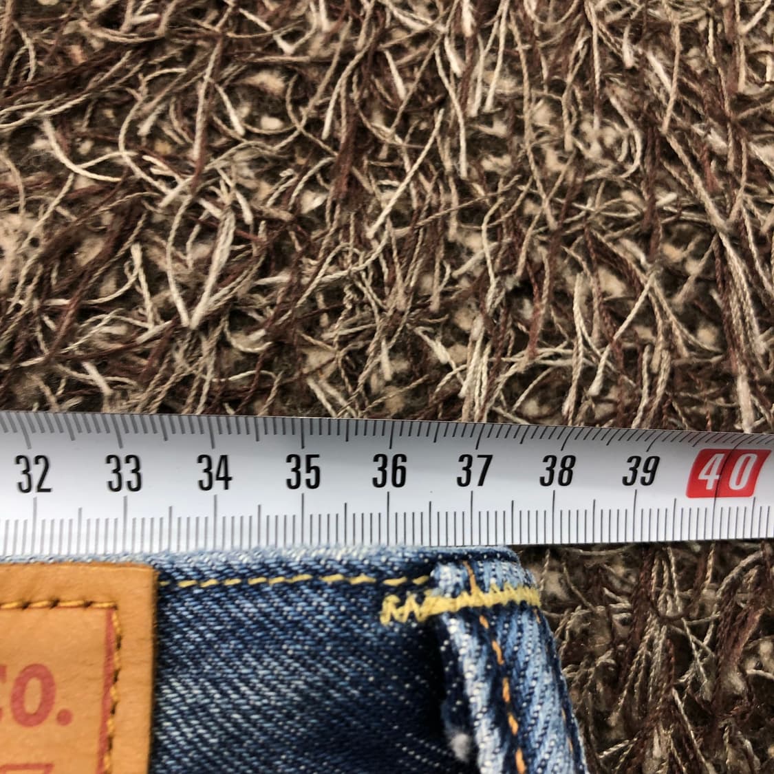 30 리바이스 501 패치워크 워싱 데님 팬츠 상품이미지7