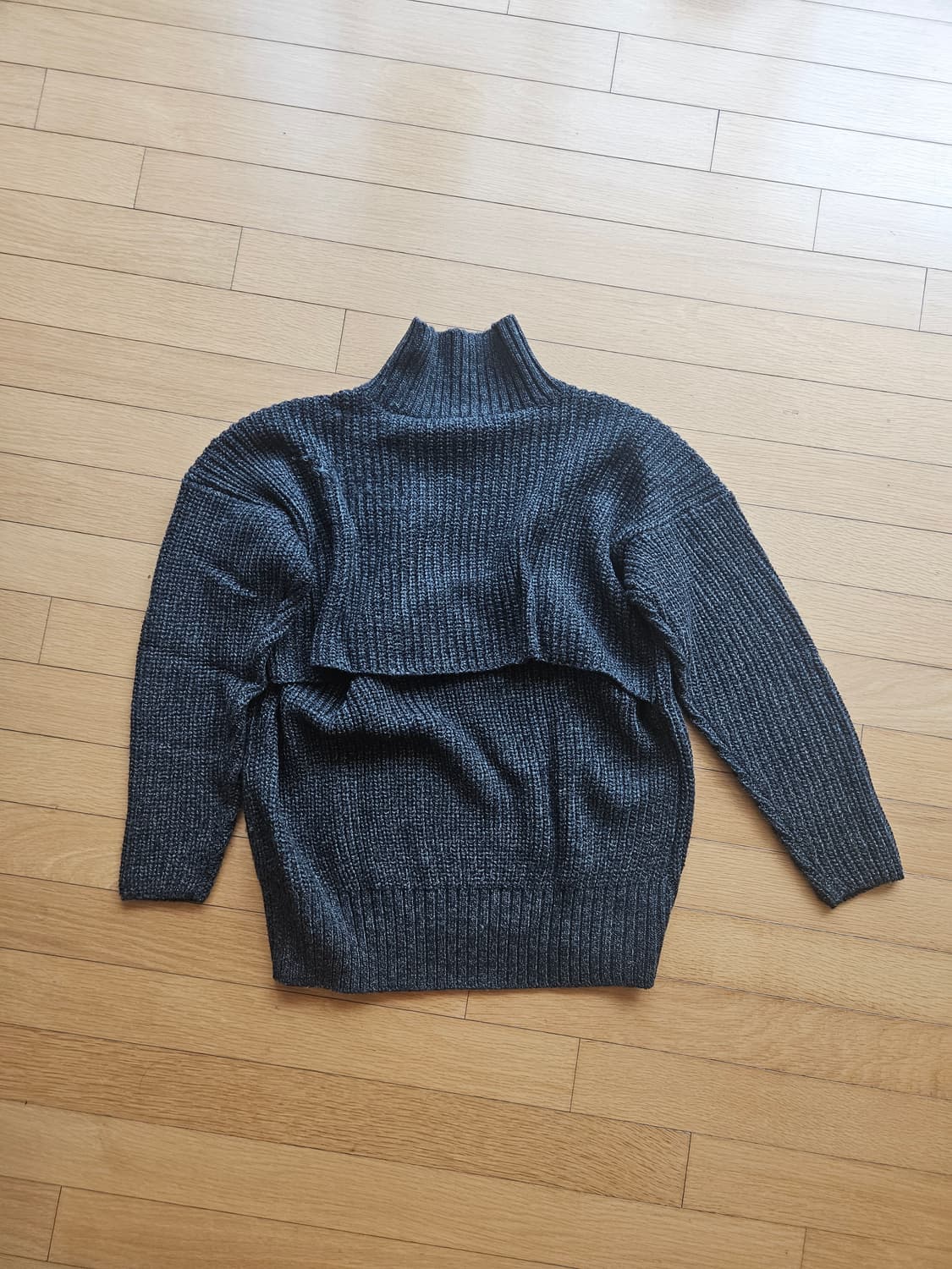 Sulvam 오픈백 니트 L 상품이미지3