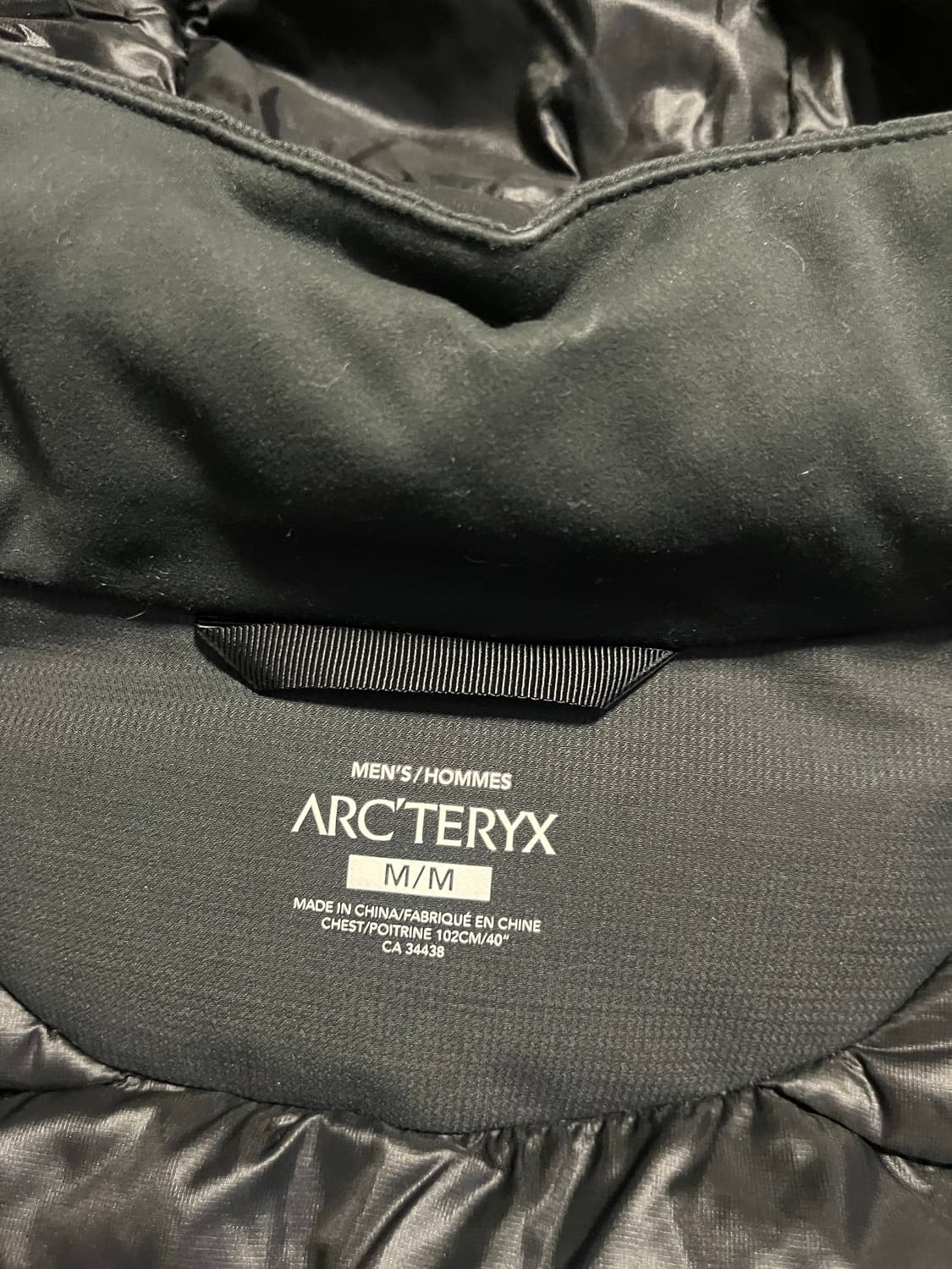 아크테릭스 써마 다운 파카 블랙 M 상품이미지4