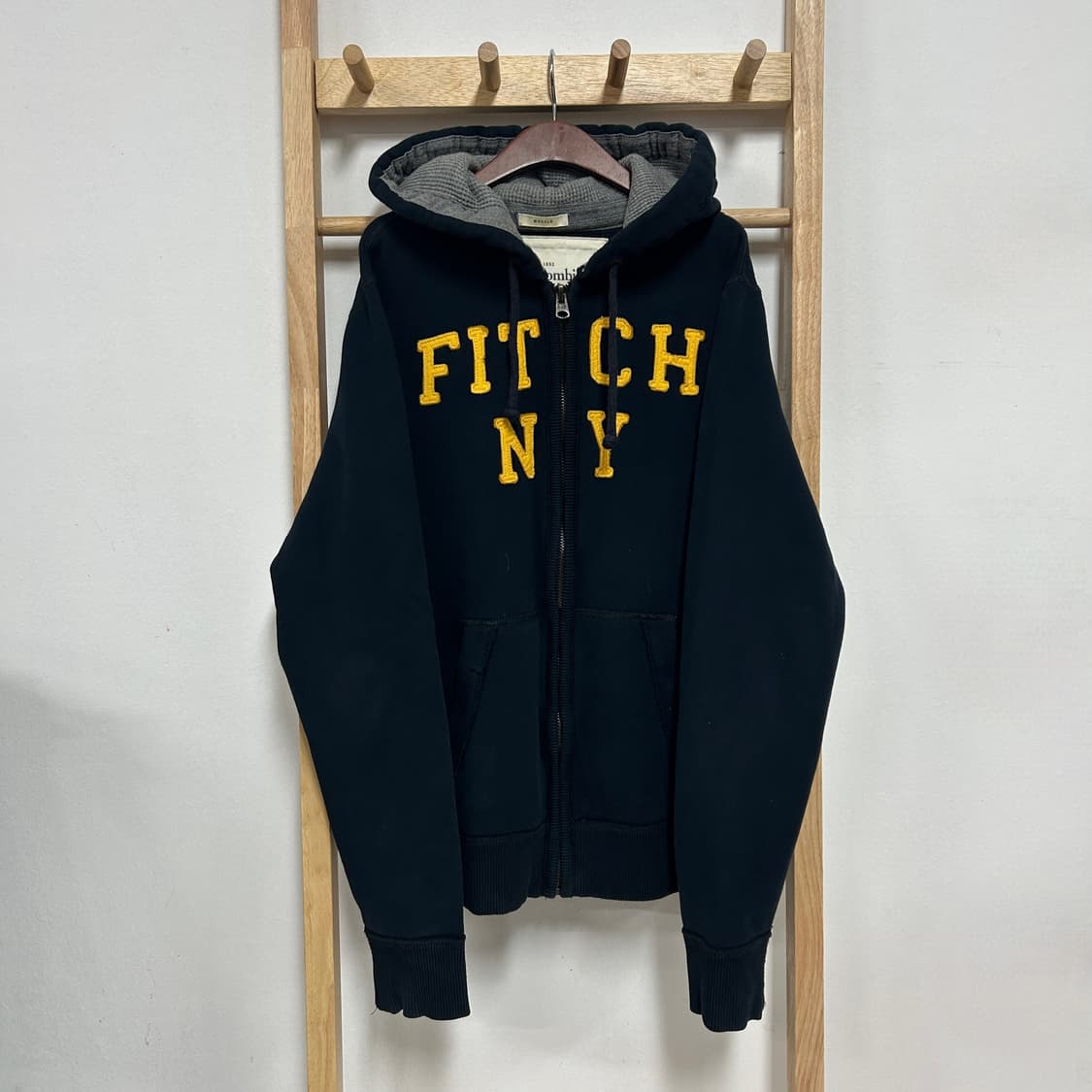 아베크롬비 y2k 머슬하이 후드집업 네이비 상품이미지2