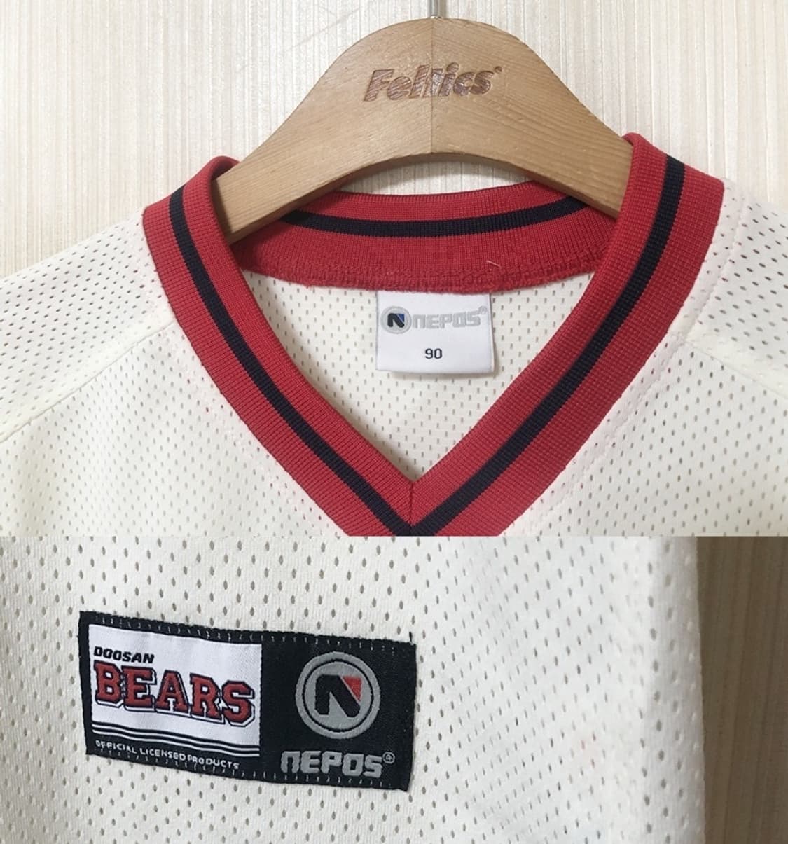 KBO 두산베어스 올드홈유니폼/져지 90 상품이미지4