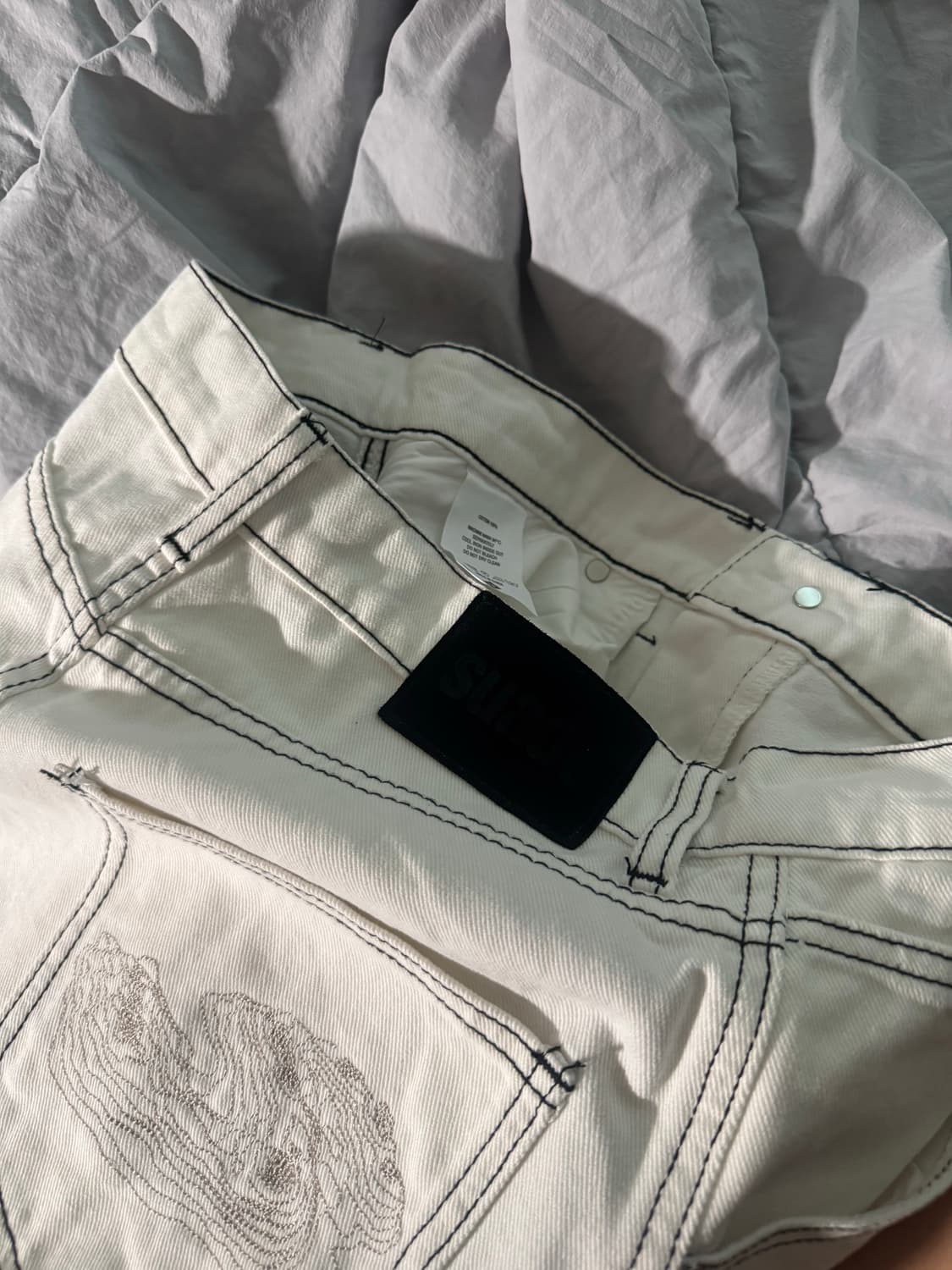 스웨이드 CONTOUR POCKET DENIM [WHITE] 상품이미지4