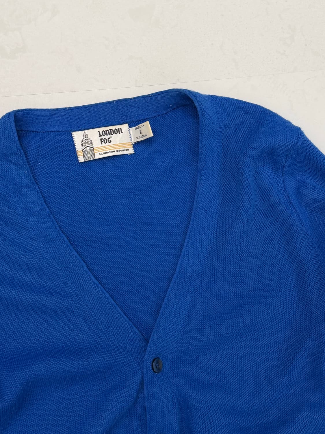 London fog 블루 가디건 상품이미지4