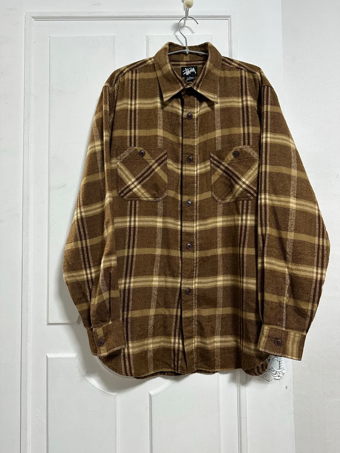 스투시 90S 플란넬 셔츠 상품이미지1