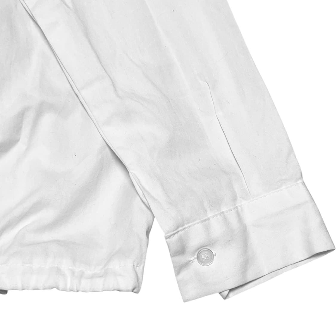 Draw String Cropped Strap Detail Shirt 상품이미지4