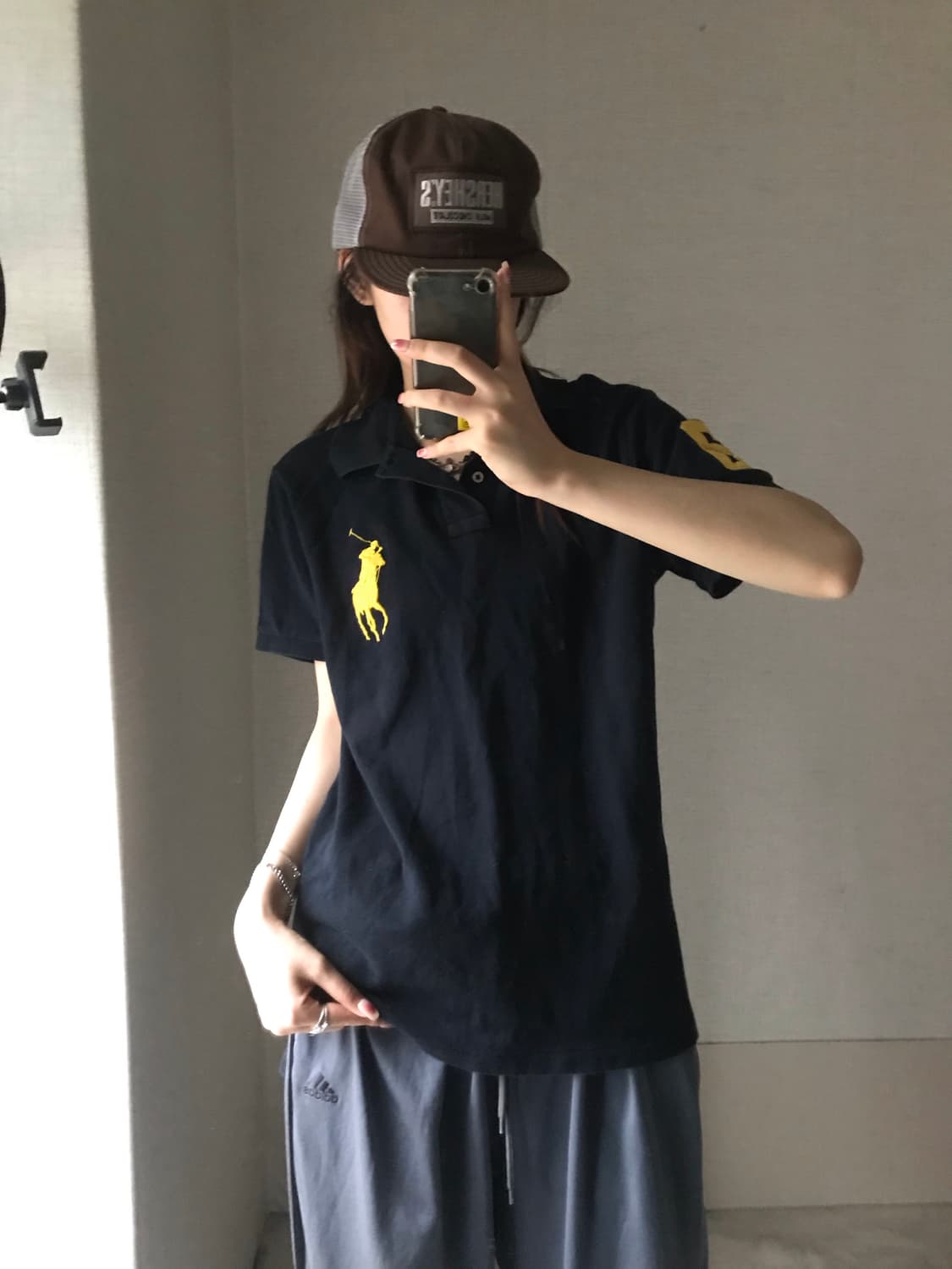 폴로 블랙 빅포니 반팔pk 상품이미지1