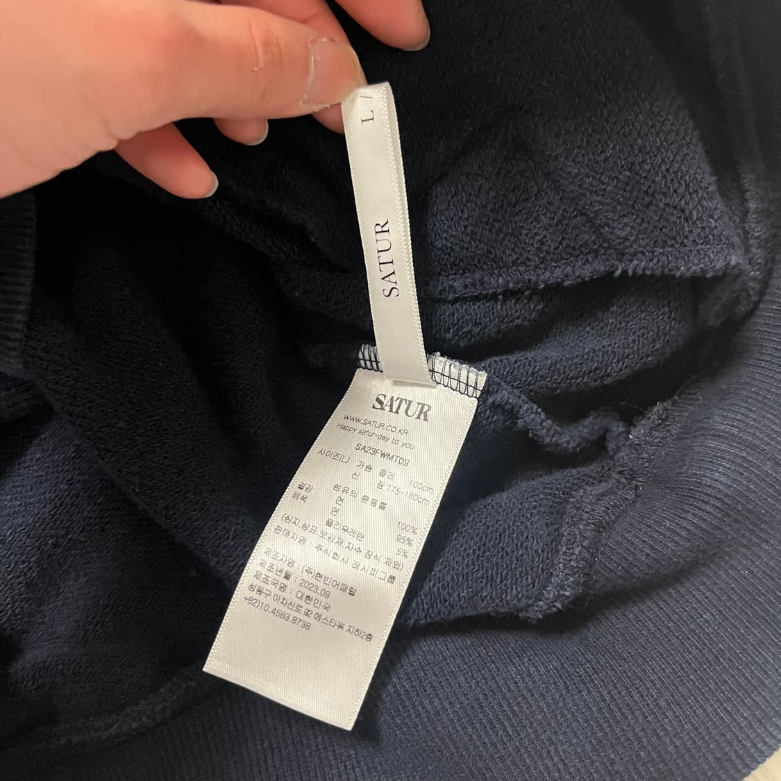 Satur Lugo applique rivet hoodie 상품이미지7