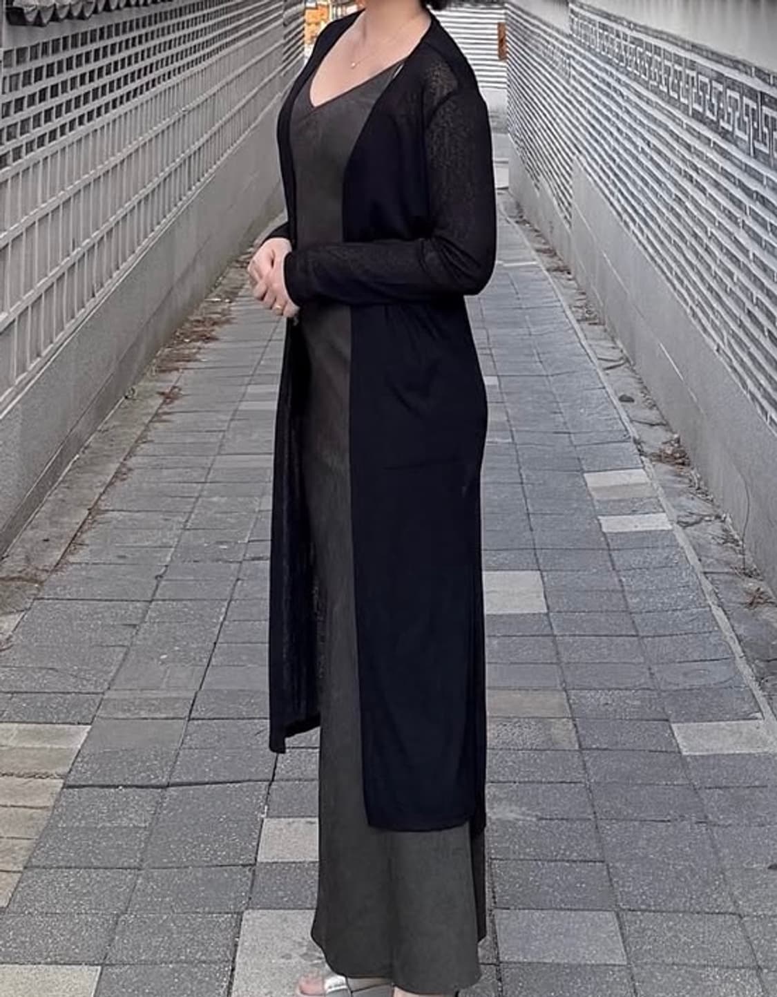 에고이스트 썸마 폴리 롱 가디건 상품이미지7