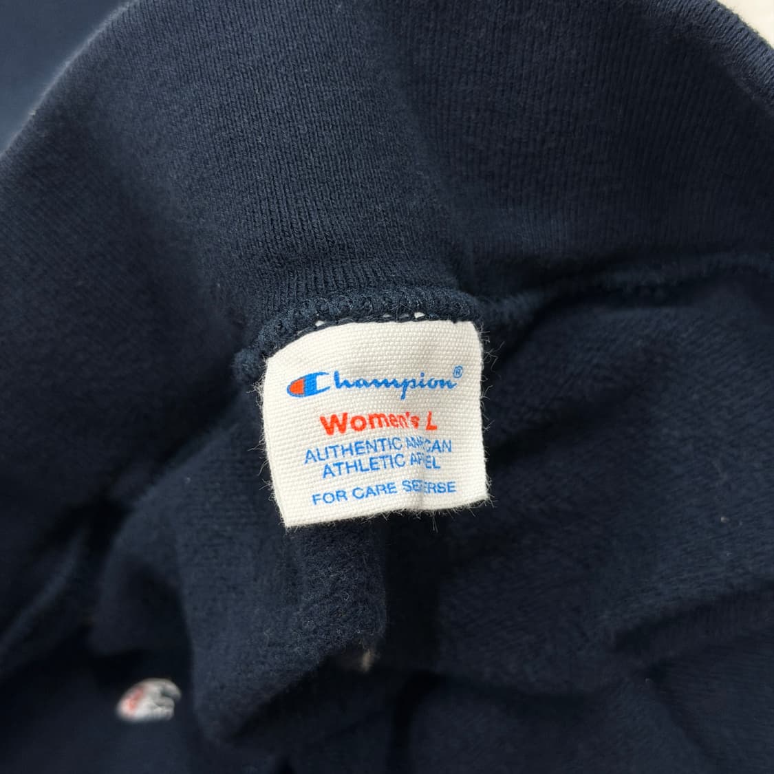 챔피온 일본판 재팬 로고자수 스웻 맨투맨 치마 셋업 세트 네이비 상품이미지6